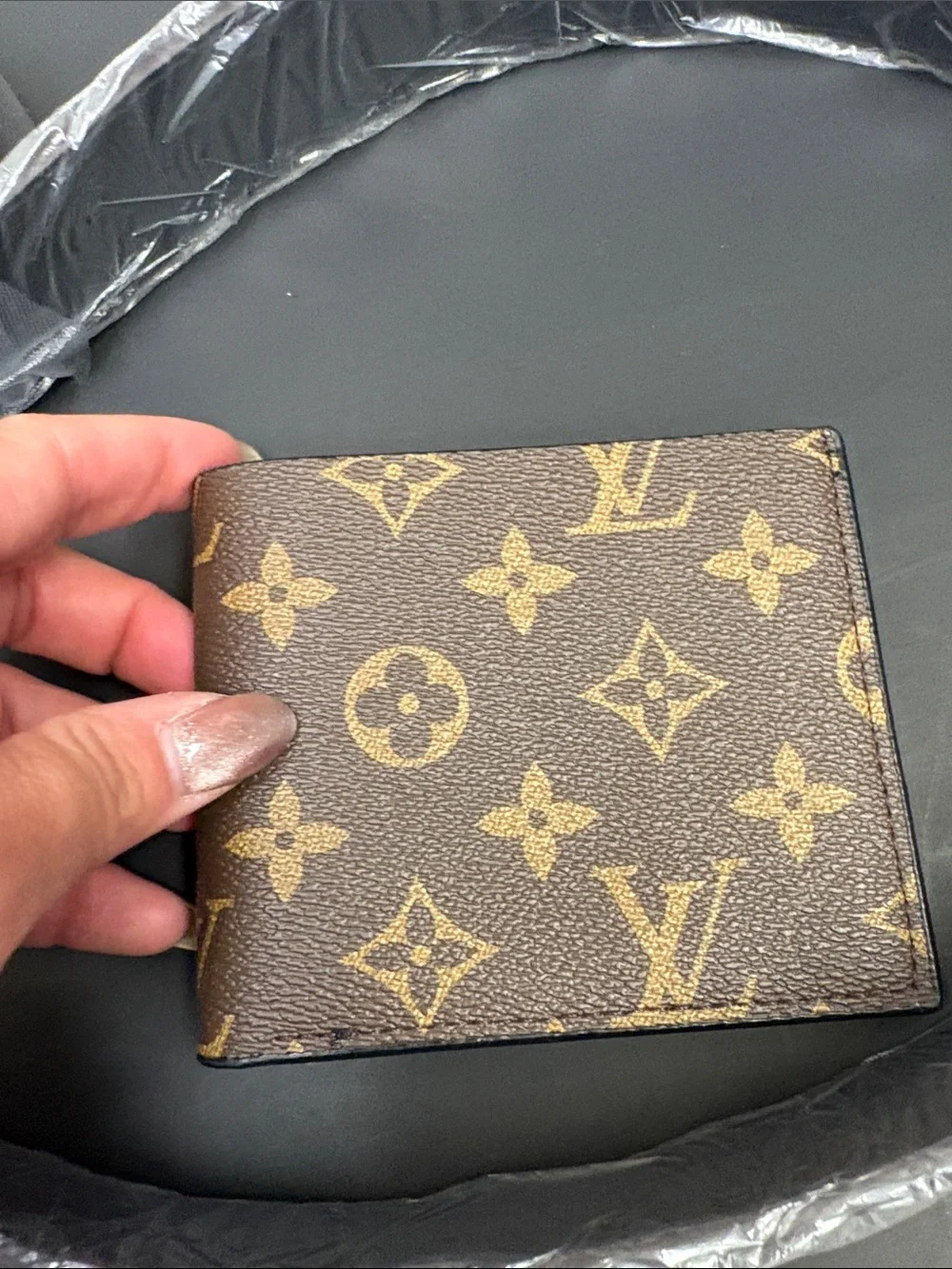Luxury inspired Brown Monogram Men's Wallet and belt